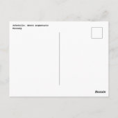 トスカーニャのオルベテッロでの美しい夕焼け ポストカード (裏面)