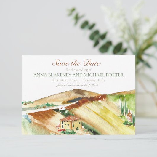 トスカーニャ イタリア 挙式案内 状態 結婚式場 セーブザデート (スタンド正面)