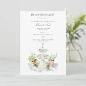 トスカーニーウォーターカラーイタリア披露宴招待状カード 招待状 (スタンド正面)