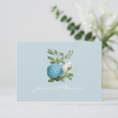 トスカーニ メディテレーニアン スタイルの Save the Date カード (スタンド正面)