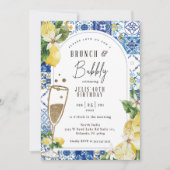 トスカーンレモンテーマ誕生日招待状 招待状 (正面)