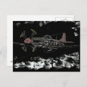 トスケギ夜間飛行 ポストカード (正面/裏面)