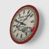 トスケージエアマンラウンドクロック ラウンド壁時計 (傾斜)