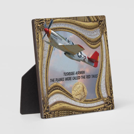 トスケージエアマン赤い尾のプラーク フォトプラーク (正面)