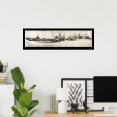 トスケージパノラマフォト1916 ポスター (ホームオフィス)