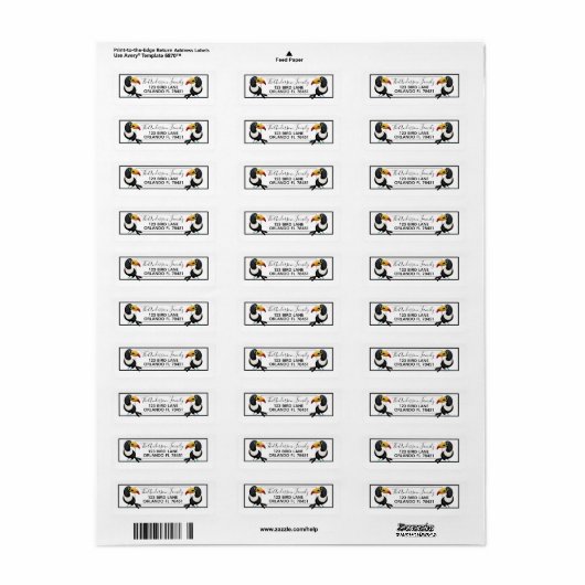 トスコス ラベル (フルシート)