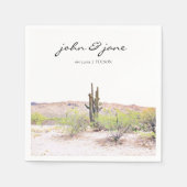 トスコナパーソナライズされたリナザートナプキンス スタンダードカクテルナプキン (正面)