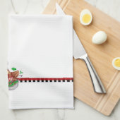 トストンサラダ キッチンタオル (四つ折り)