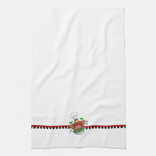 トストンサラダ キッチンタオル (縦)