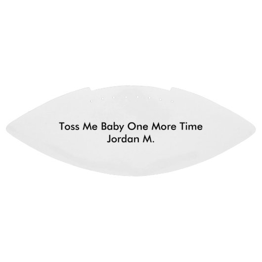 トス私のベビーもう1つの時間名パーソナライズされた引用文 アメリカンフットボール (パネル)