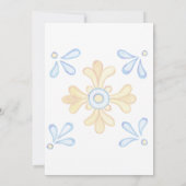 トス素晴らしカン地中海の結婚式招待状 招待状 (裏面)