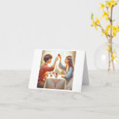 トソグリスマイースターお祝い カード (黄色い花)