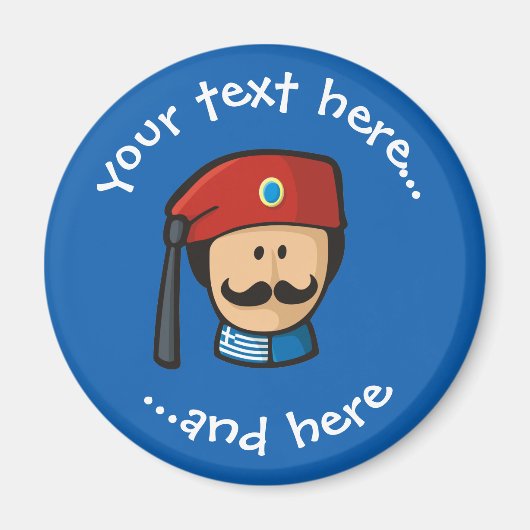 トソリアスヘッド マグネット (正面)