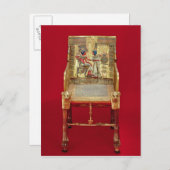 トタンカームンの墓から玉座 ポストカード (正面/裏面)