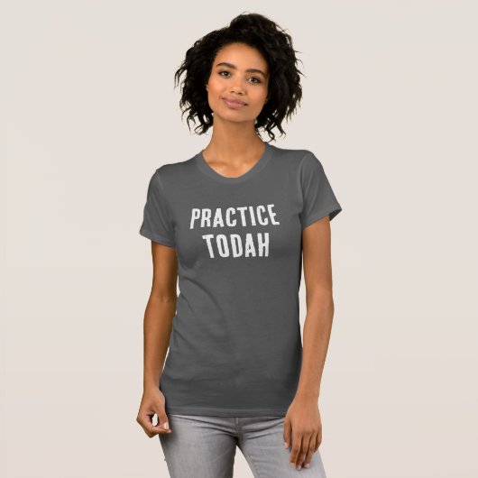 トダハ 感謝 タイポグラフィ Tシャツ (正面フル)