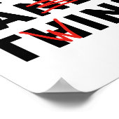 トッとストップと考えおもしろいする ポスター (角)