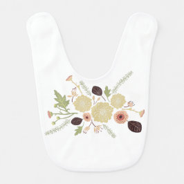 トッよくはしゃぐドフローラミ離れックス花のモチーフ ベビービブ