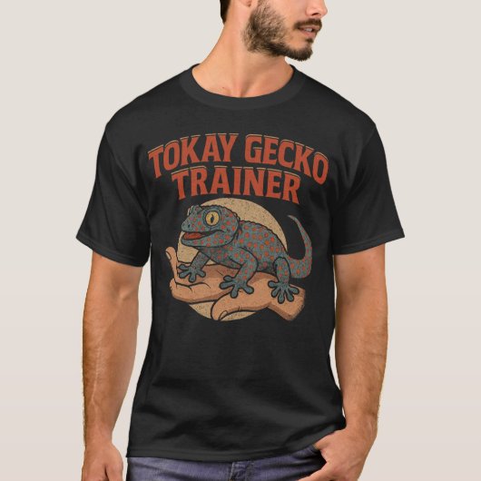 トッケイヤモリ トレーナー - ペットのトカゲ Tシャツ (正面)