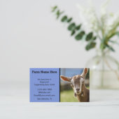 トッゲンブルグ酪農家ヤギ子 名刺 (スタンド正面)