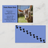 トッゲンブルグ酪農家ヤギ子 名刺 (正面/裏面)