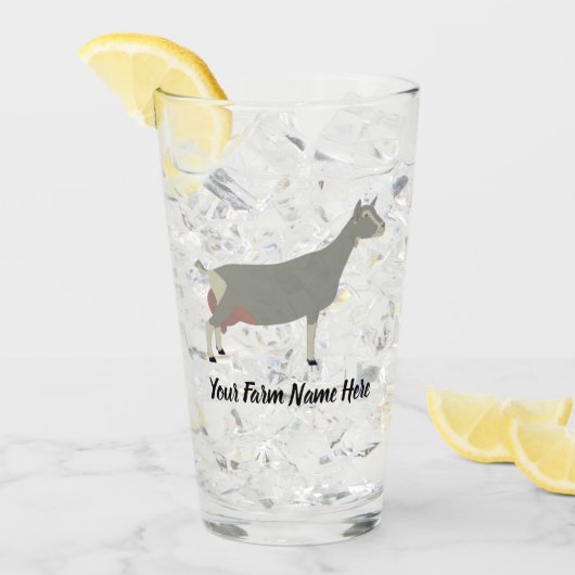 トッゲンブルグ酪農山羊 タンブラーグラス (アイス正面)