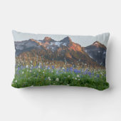 トッシュレンジとワイルドフラワー |レイニエ山 ランバークッション (裏面)