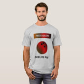 トッツィーのローラー、おもしろいのためのボール! Tシャツ (正面フル)