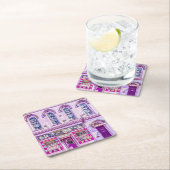 トッツィーの蘭のラウンジのコースター スクエアペーパーコースター (インサイチュ)