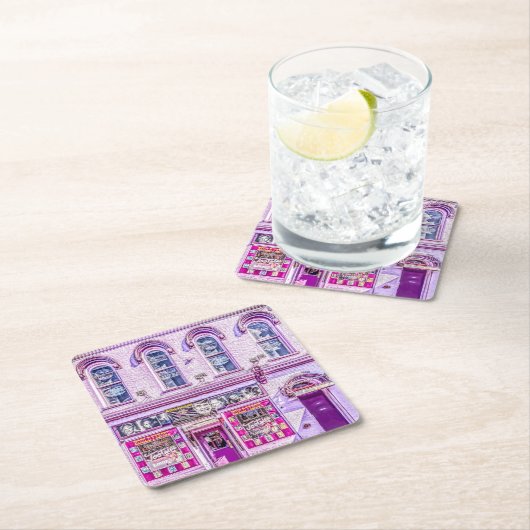 トッツィーの蘭のラウンジのコースター スクエアペーパーコースター (インサイチュ)