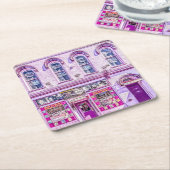 トッツィーの蘭のラウンジのコースター スクエアペーパーコースター (アングル)