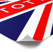 トッテナム英国国旗 ポスター (角)