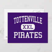 トッテンビル – パイレーツ – ハイ – スタンアイランド ポストカード (正面/裏面)