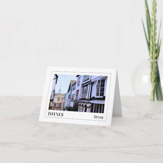 トットネス, デヴォン カード (正面)