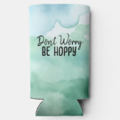 トッドとギター | Don't Worry, Be Hoppy Pun スリム缶クーラー (裏面)