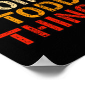 トッドをやってることわざおもしろい誕生日C ポスター (角)