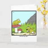 トッドスツル カード (黄色い花)