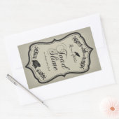 トッドスライムハロウィーン瓶のシール 長方形シール (封筒)