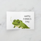 トッド素晴らしリーパパ父の日の挨拶 サンキューカード (内部)