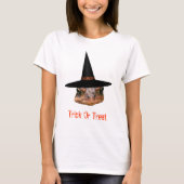 トッド顔ウィッチハットハロウィーンTシャツ Tシャツ (正面)