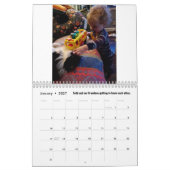 トッド2025年の暦記 カレンダー (1月 2027)