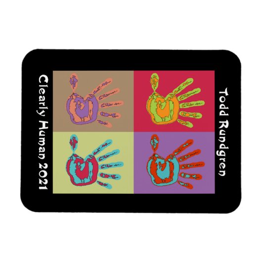 トッドRundgren明らかに人間の手の磁石 マグネット (横)