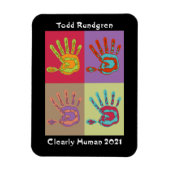 トッドRundgren明らかに人間の手の磁石 マグネット (縦)