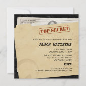 トップおもしろいシークレットバチュラーパーティ招待状 招待状 (正面)