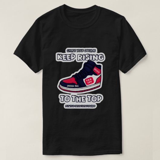 トップに上り詰めろ T.R.K Tシャツ (デザイン正面)