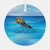 トップウォータースキーガラスオーナメント ガラスオーナメント (裏面)