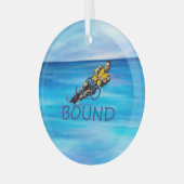 トップウォータースキーガラスオーナメント ガラスオーナメント (正面左)