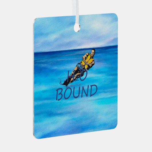 トップウォータースキーメタルオーナメント メタルオーナメント (正面右)