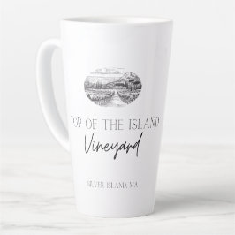 トップオブザアイランドワイナリーラテマグカップ カフェラテマグ