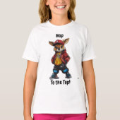 トップカンガルーユースフード付きスウェットシャツ Tシャツ (正面)