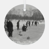 トップカーリングオールドスクールガラスオーナメント ガラスオーナメント (裏面)